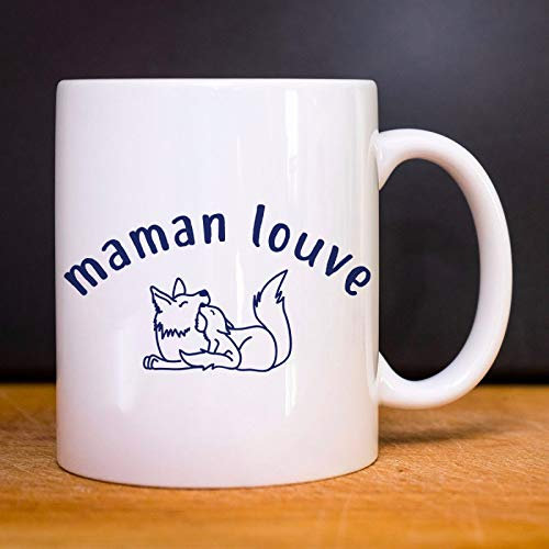 We are family Mug Maman Louve - Mug céramique imprimé en France de la Marque