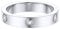 FOCALOOK Edelstahl Solitär Ring 4mm Breit - Verlobungsring 54mm für Damen und Männer - Partnerring Mit CZ für Verlobung und Valentinstag