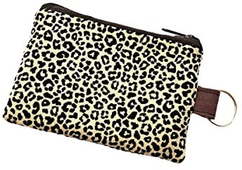 Mini-Börse - Leo - Print - Leolook - Leomuster - sand/braun