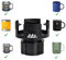 Integral Mug Integrator Expandable Mug Holder - YETI 14oz Rambler Cup Holder - Coffee Mug Car Cup Holder Expander with Adjustable Base - Rubber Tabs Hold Most Coffee Mugs Ramblers 10oz