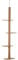 PawHut 260cm Floor To Ceiling Cat Tree for Indoor Cats w/Three Platforms Activity Centre - Brown