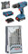 Bosch Professional 18V Akku Schlagbohrschrauber GSB 18V-21 (inkl. 2x2,0 Ah Akku, 40tlg. Zubehör Set) + 7-tlg. CYL-3 Betonbohrer Set (für Beton, Ø 4/5/6/6/7/8/10 mm)
