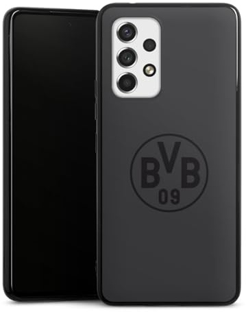 DeinDesign Silikon Hülle kompatibel mit Samsung Galaxy A53 5G Case schwarz Handyhülle Borussia Dortmund Logo BVB