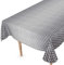 Wachstuchtischdecke Wachstischdecke Tischdecke abwaschbar Gartentischdecke Wachstuch Eckig rund oval 180 x 140cm mit Saum Schwarz Weiß