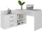 CDF Schreibtisch Dany | Farbe: Mattweiß | Ideal für Büro, Arbeitszimmer, Kinder- und Jugendzimmer | Funktionaler Schreibtisch für Computer, Laptop | Einfache Montage