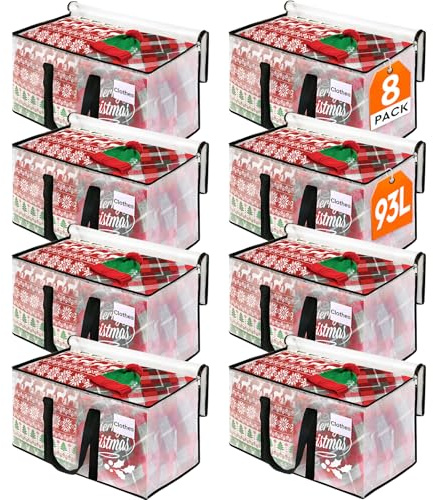 BlissTotes Moving Bags, 93L 8-Pack Storage Bags, Moving Boxes