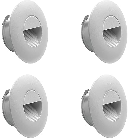 Light Galaxy ... Ihr Lichtlieferant LED Wandeinbauleuchten Treppen Stufen Weiß Schwarz Innen Außen Menge:4