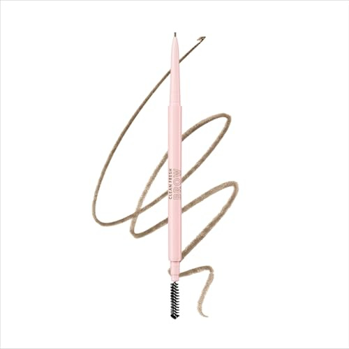 Covergirl Clean Fresh Brow Nano, 200 Blonde, Eyebrow Pencil, Ultra-Precise Tip, Waterproof, Transfer-Resistant, Built-In Spoolie, Vegan Formula, 0.001oz