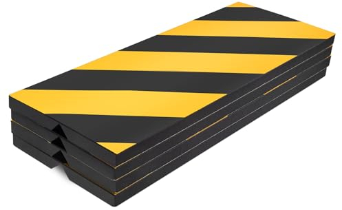 Rovtop 4 Pezzi Paraspigoli per Colonna Garage, Autoadesivo EVA Schiuma Garage Porta Protettore Anti-Collisione per il Magazzino di Assistenza al Parcheggio, Facile da Installare