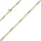 Monte Carlo Armband aus 585 Gold Gelbgold Weißgold massiv bicolor 19cm Herren