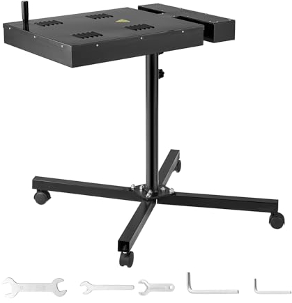 VEVOR Essiccatore Flash, Essiccatore Flash 16 x 16 Pollici per Serigrafia, Controllo della Temperatura 0-750 ℉, Essiccatore per Serigrafia con Supporto Regolabile in Altezza, Rotazione a 360°