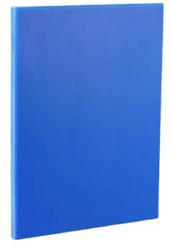 Professional Chopping Board 400x300x20mm Heavy Duty Plastic Cutting Dicing Slicing Board (Blue)