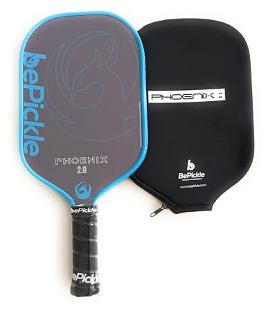 Pala de Pickleball de Grafito de 19mm aprobada por la USAPA. (Azul)