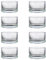 NORDIC SCHILLER Premium Kristall Glas Dessertschalen 8er Set 235 ml BLEI FREI Dessertbecher, Puddingschalen, Dessertschalen, Obst Servierschalen, Soßenschalen, Dessert Bowls