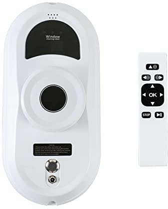 XNZJHPP Smart Glass Cleaning Robotic Window Cleaner Robot Remote Control Magnetic Electric Vacuum Cleaner High Tall Window Washing