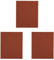 kwb Feuille de papier abrasif Flint 230x280 mm en sable de quartz de grain 60, bon encollage et support papier robuste pour le ponçage grossier du bois et de la peinture (Lot de 3)