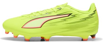 Puma Unisex Ultra 6 Play FG/AG Fußballschuh, Yellow Alert Black-Glowing Red-Lime Squeeze, 47 EU, Yellow Alert Puma Schwarz Leuchtend rot Lime Squeeze, 48.5 EU
