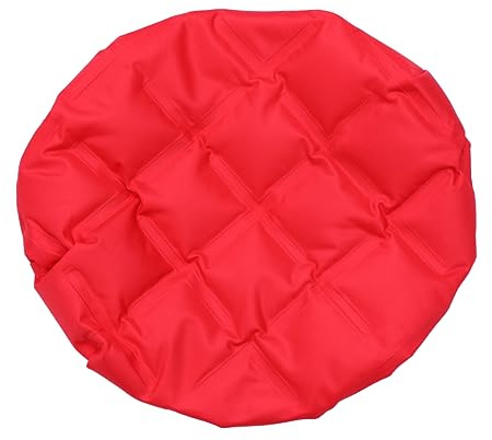 MUCKLILY Thermohaube für Haare Mikrofaser Wärmekappe Rot Kabellos Einstellbar Dampf Haarbehandlung für Geschädigtes Haar Haarpflege bei Hitze Feuchtigkeit