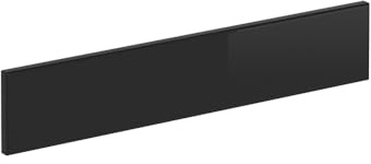 Vicco Küchenfront R-Line, Schwarz Hochglanz, 59.6 x 11.2 cm
