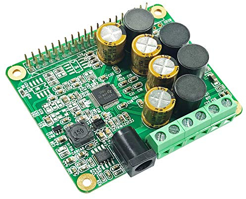 RPI HiFi AMP Hat TAS5713 Amplifier Audio Module 25W Class-D Power Sound Card Expansion Board for Raspberry Pi 4 3 B+ Pi Zero Nichicon Capacitor