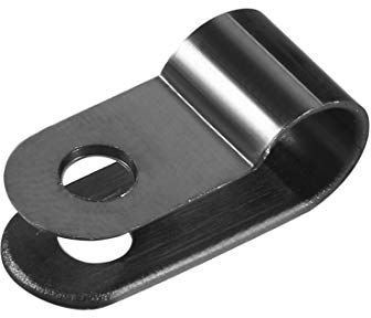 sourcing map 100stk. Nylon R-Typ Kabelklemme Organizer Kabelschellen Draht Management 6,4mm DE de