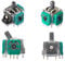 ElecGear 4X Joystick Ersatz (EL4 ALPS) für Xbox Wireless Controller, Analog Stick Controller Sensor Thumbstick Modul für Xbox One, One S|X, Elite 1 and Xbox Series S|X