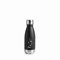 Lacor Bouteille en acier inoxydable à double paroi, noir, 0,26 l