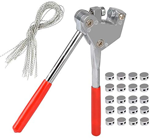 Gearmax Plombenzange Set geeignet für Bleiplomben Durchmesser 8mm - 10mm