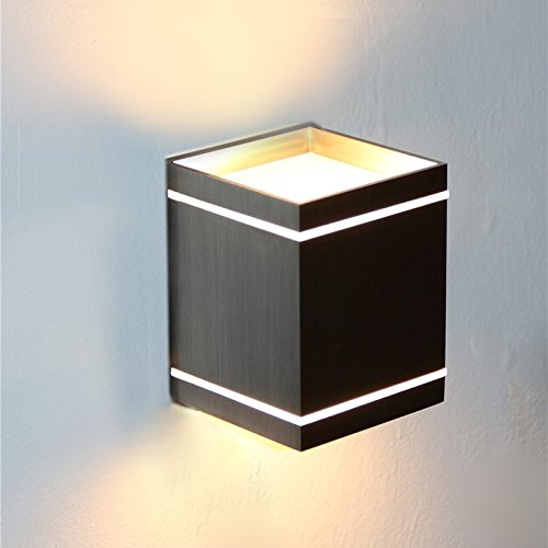 Lampenlux Wandleuchte Alex Up/Down-Stahler Effektlampe 230V (Ohne Leuchtmittel)