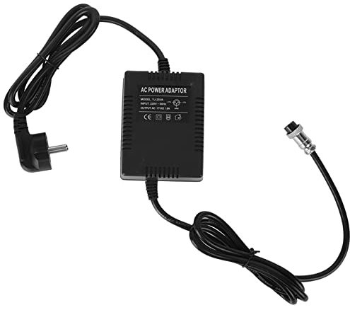 Adaptador de CA de la Fuente de alimentación del Mezclador de la Consola de Mezcla, Adaptador de Fuente de alimentación del Mezclador 17V 1.6A, con Transformador para Yamahas MG16, MG166C,