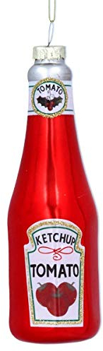 Gisela Graham Glasflasche Ketchup Deko
