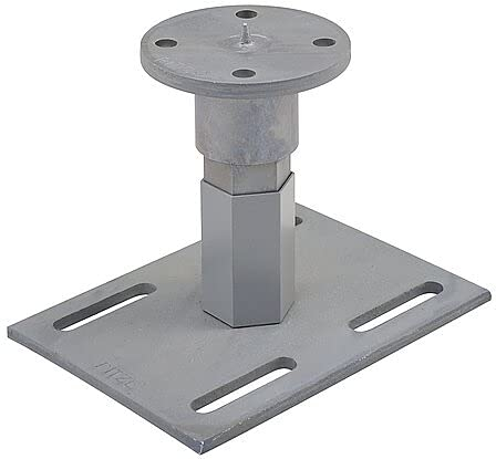 Pitzl Pfostenträger Stecksystem Z mit M24 Gewinde für Drehfundamente, Verstellbereich: 141-201 mm
