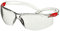 3M SecureFit 500 Safety Glasses, Clear & Red frame, Scotchgard Anti-Fog/Anti-Scratch Coating (K&N), Clear lens, SF501SGAF-RED-EU