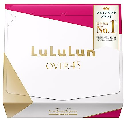 Lululun 32 Sheet Anti Aging Face Mask for Women & Men, Daily Face Masks Skincare with Camellia, Ginseng Extract & Collagen, Facial Mask & Sheet Mask from Japanese Skincare Over45 MOIST