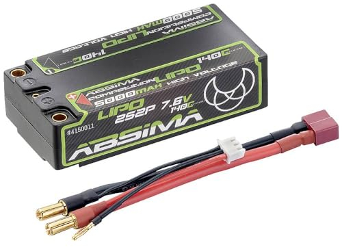 Absima Modellbau-Akkupack (LiPo) 7.6V 5000 mAh Zellen-Zahl: 4 140 C Hardcase 5 mm, T-Buchse
