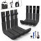 SunVFaFa 8 Pz Ganci da Parete per Garage, Ganci da Muro Pesanti, Organizer per Attrezzi Montabile a Parete, Appendiabiti a J Resistenti, Supporto da Parete per Oggetti Ingombranti(10 cm, 40 kg)