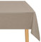 JIUZHEN Khaki Tischdecke Abwaschbar Tischdecken Leinenoptik für Esszimmer, Garten, Outdoor,Hochzeiten Wasserabweisend Tischtuch Eckig 135x300 cm