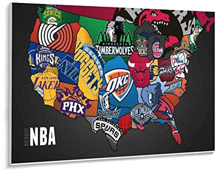 Puzzle 1000 Stück American NBA Basketball Team Poster Für Holz Adult Toys Dekompressionsspiel(75x50cm)-z41p