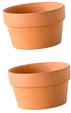 GANAZONO 2 Uds Maceta De Terracota Suculenta Maceta De Terracota Maceta De Bonsái Macetas Suculentas Plantas Suculentas Macetas Pequeñas para Suculentas Contenedor De Terracota Aire