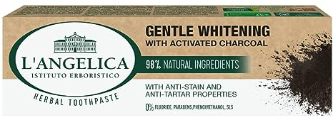 L'Angelica Gentle Whitening Toothpaste mit Aktivkohle, 75 ml - Langfristig!