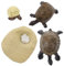 Abaodam 1 Satz Kognitives Modell des Lebens Tierwachstumsstufenmodelle Gartenschmuck Aus Moos Meeresfiguren Spielzeug Froschspielzeug Frosch Spielzeug Schildkröte Dekorationen Plastik Kind
