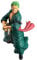 Banpresto BP89379P Roronoa Zoro One Piece Actionfigur Grandist, 22 cm, Mehrfarbig