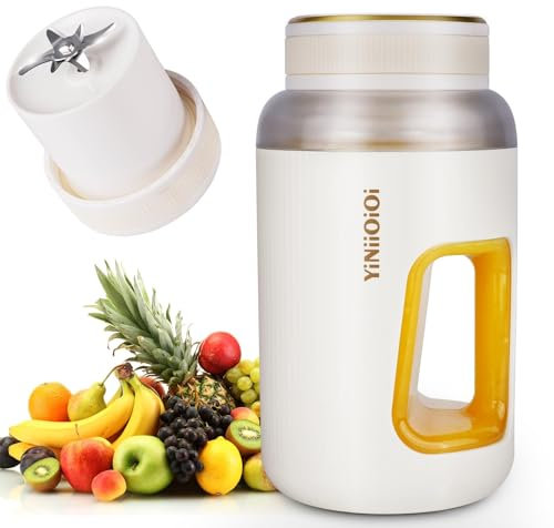 Personal Portable Blender, Smoothies, Milkshakes, and Ice Crusher with USB Rechargeable Travel Blender