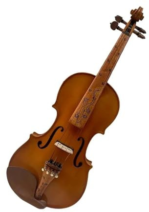 Violine Anfängerpaket Handgemachte Ahorn Holz Orange 4 Saiten Akustik 4/4 Violine Geige Sound Klar Und Riesigen Sound