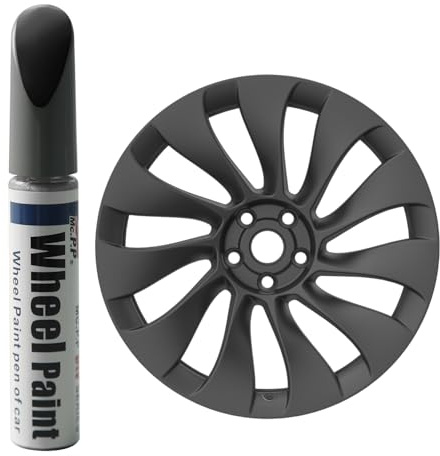 Arcoche Rim Touch Up Paint For Tesla, Wheel Rims Touch Up Paint Wheel Scratch Repair Wheel Paint Curb Rash Paint Pen for Model Y 3 S X