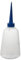 Hztuang 250ml Claro blanco Azul Plástico Líquido aplicador de pegamento botella