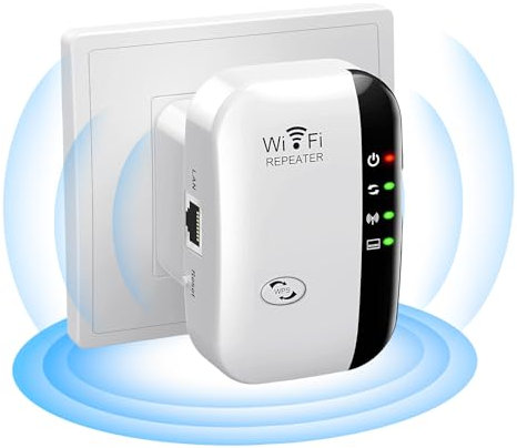 2024 Newest WiFi Extender,WiFi Booster, WiFi Extenders Signal Booster for Home Up to 5000 sq.ft and 45 Devices, Long Range Amplifier with Ethernet Port, 1-Key Setup, Home Wireless Signal Booster