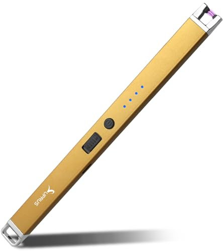 Mechero eléctrico Arc resistente al viento USB Mechero recargable sin llama con cerradura de seguridad para vela