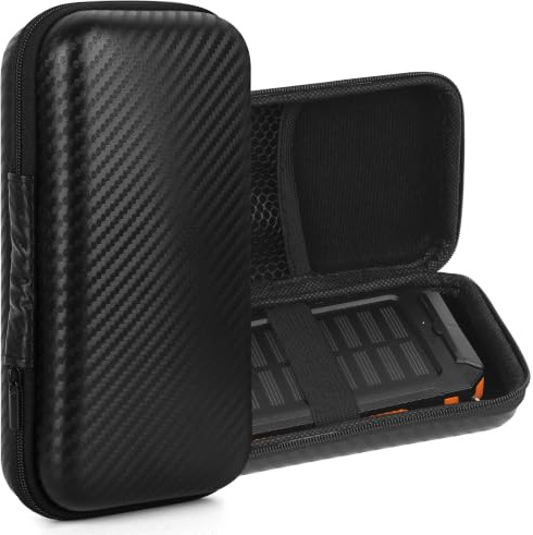 TOCCOOL Portable Solar Charger Storage Box, Power Bank Hard Travel Case, Compatible with Kepswin Solar Charger 42800mAh, Compatible with kepswin Solar Power Bank 49800mah (Black)