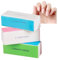 Professional 4-Sided Grit Nail Files - Set of 3, with Buffer Blocks for Shiny & Glossy Nails, Ideal for Home & Salon Acrylic Use